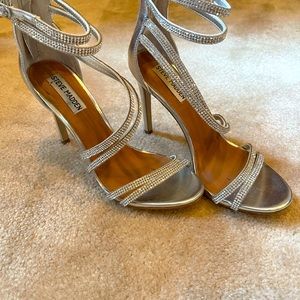 Steve Madden crystal heels